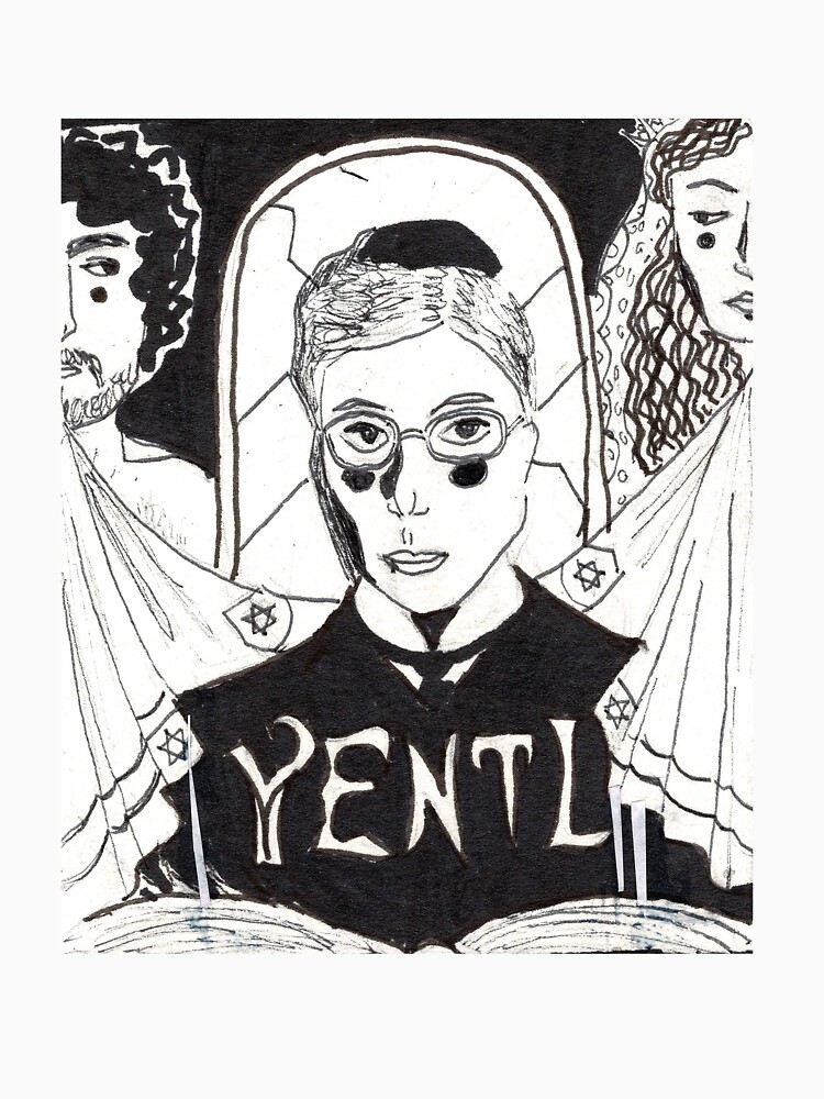 Thumbnail 7 of 7, Classic T-Shirt, Yentl designed and sold by Dybbuk-Girl-03.