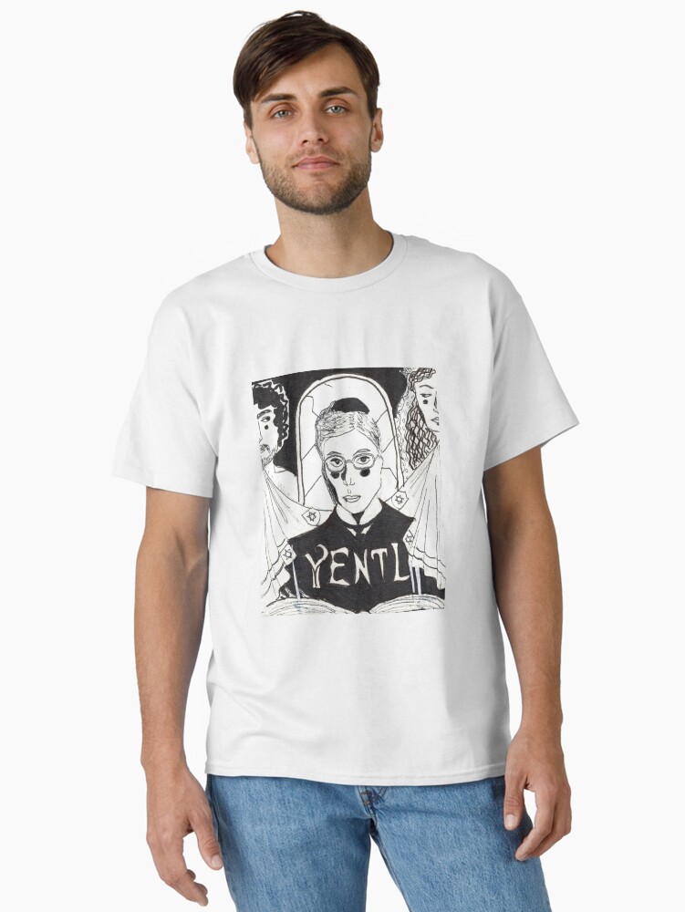 Thumbnail 2 of 7, Classic T-Shirt, Yentl designed and sold by Dybbuk-Girl-03.