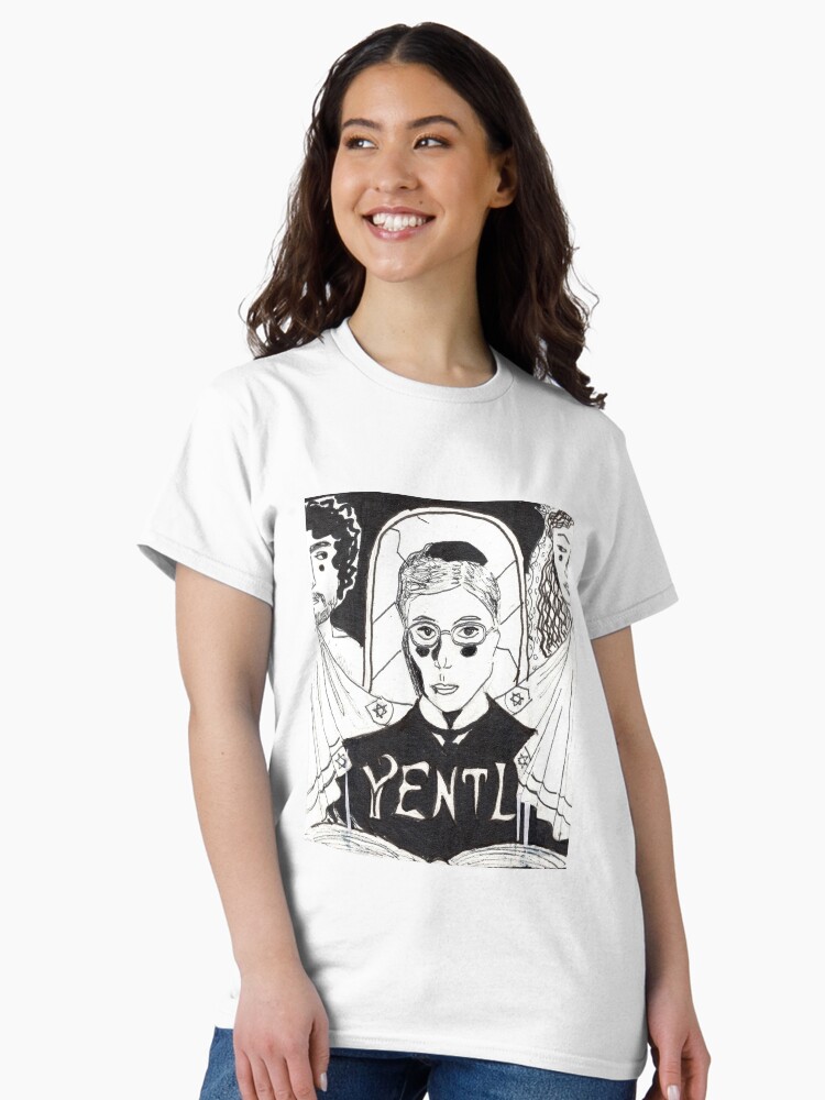 Thumbnail 1 of 7, Classic T-Shirt, Yentl designed and sold by Dybbuk-Girl-03.