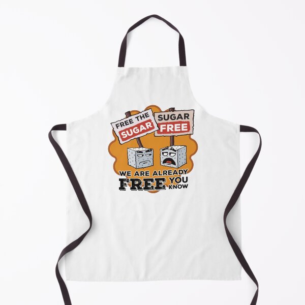 Item preview, Stickerable Sugar Cubes Protest saying Already Free designed and sold by Redinsart.
