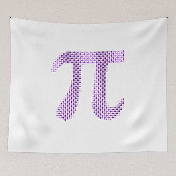 Item preview, Floral Pi Symbol designed and sold by ScienceNStuff.