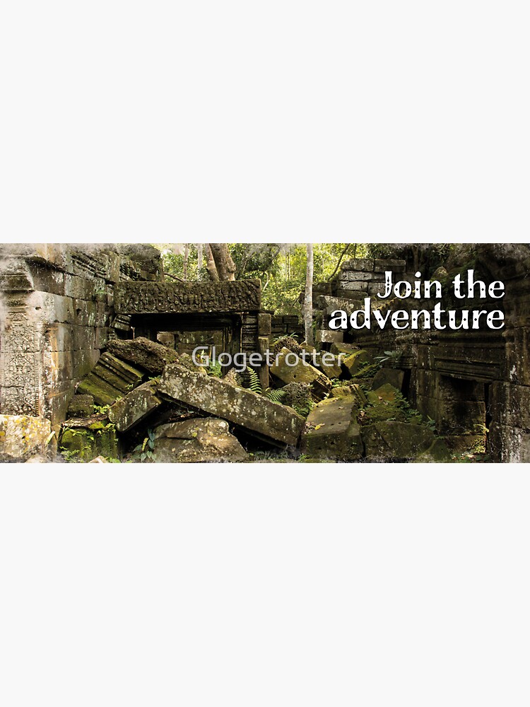 Thumbnail 3 von 3, Sticker, Join the adventure designt und verkauft von Glogetrotter.