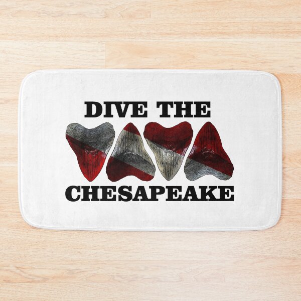 Item preview, Dive the Chesapeake Megalodon Sharks Teeth  designed and sold by baybranded.
