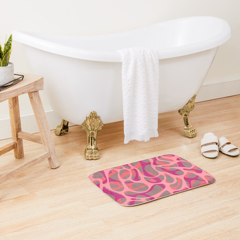 Item preview, Bath Mat designed and sold by redstitchlab.