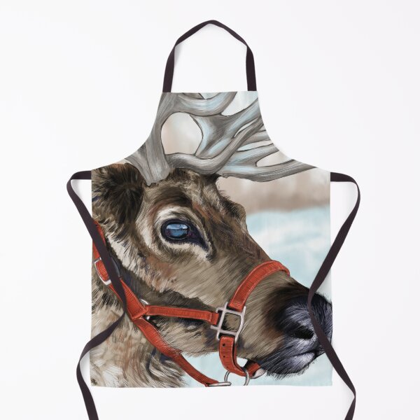 Item preview, Frosty Reindeer Portrait designed and sold by MelHillery.