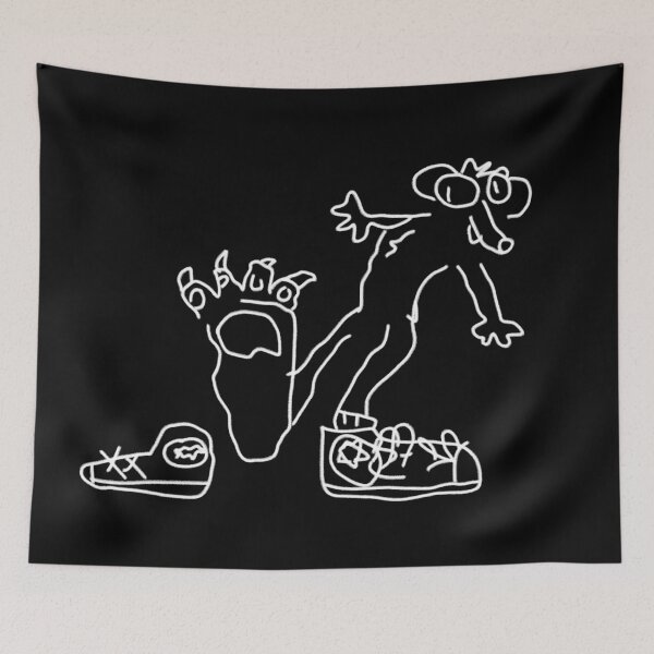 Item preview, this rodent is admiring its delectable foot designed and sold by porcelainstain.