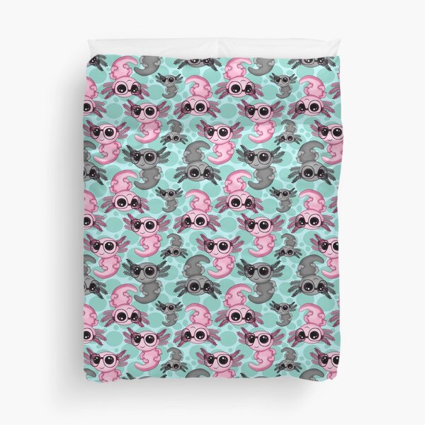 Axolotl Yin-Yang Duvet Cover