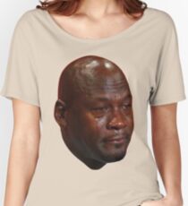 Crying Jordan Women's Relaxed Fit T-Shirt