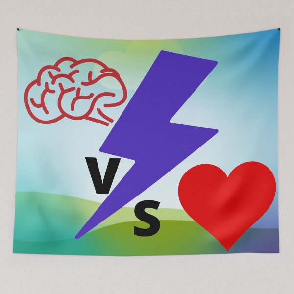 Item preview, Brain Vs Heart designed and sold by GALANI.