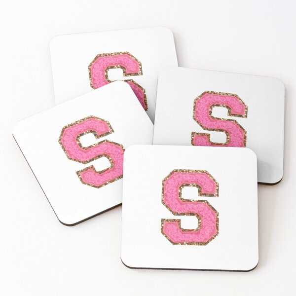 Item preview, hot pink “s” patch designed and sold by sophiakerd.