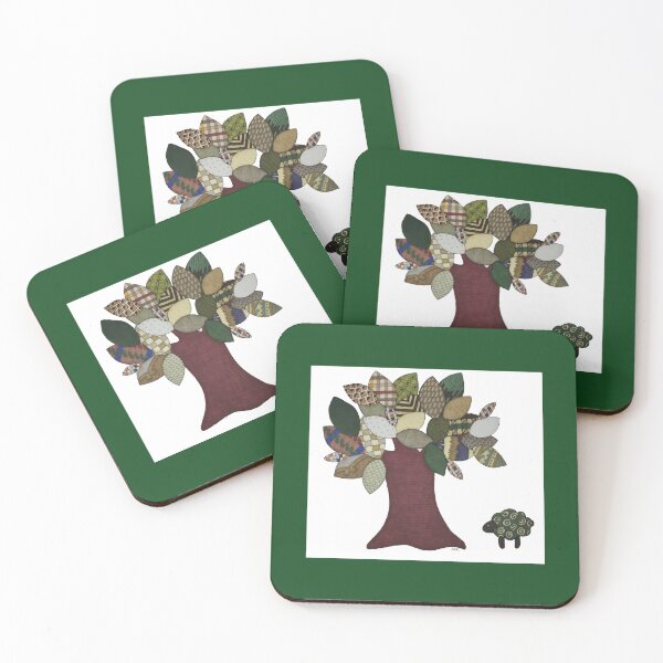 Item preview, Tree and Sheep designed and sold by ErinBrieArt.