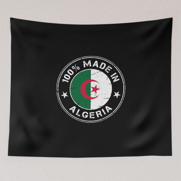 Item preview, Algeria Algerian flag flag designed and sold by GeogDesigns.