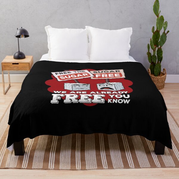 Item preview, Stickerable Sugar Cubes Protest saying Already Free designed and sold by Redinsart.
