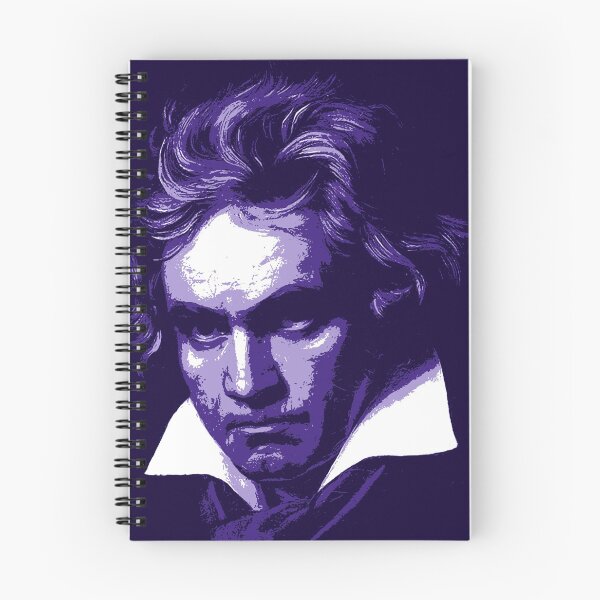 Item preview, Ludwig van Beethoven Purple Portrait designed and sold by zavadadesigns.