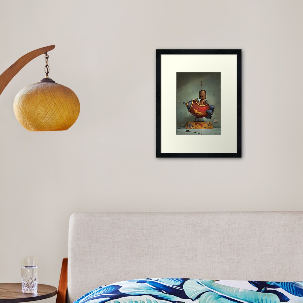 To Boldly Go Framed Art Print