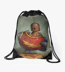To Boldly Go Drawstring Bag