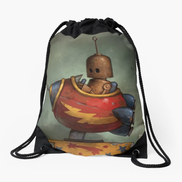 To Boldly Go Drawstring Bag