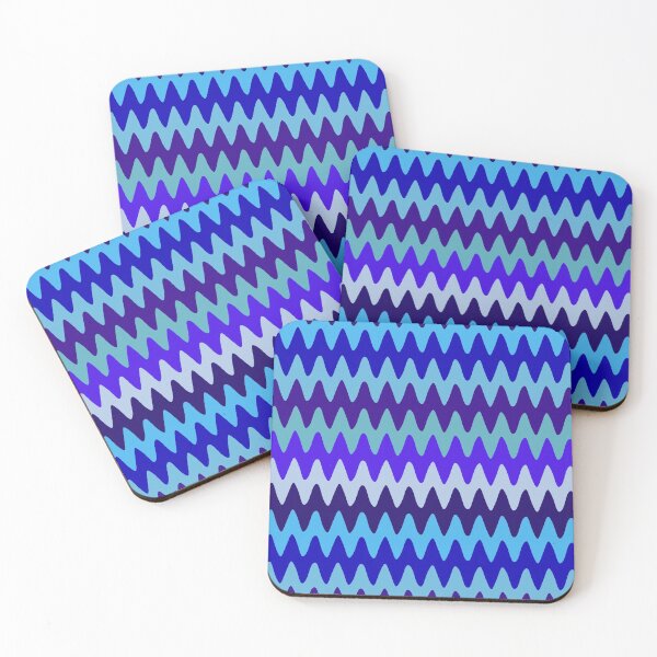 Item preview, Waves of Deep Sea Blue designed and sold by Rivercoatl.