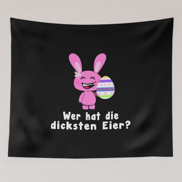 Item preview, Who Has The Biggest Eggs? A Sweet Pink Rabbit With A Big Easter Egg designed and sold by Paulina Vanlife.