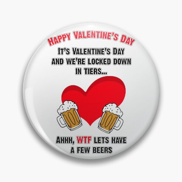 Item preview, Valentines Day In Lockdown Quarantine Cute Funny Design designed and sold by Status71.