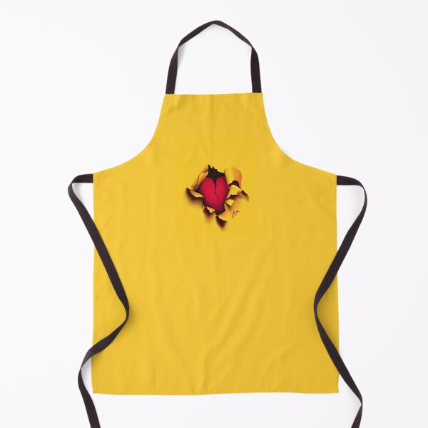 Item preview, Digital broken heart showing through torn paper designed and sold by ArtbyBroghan.