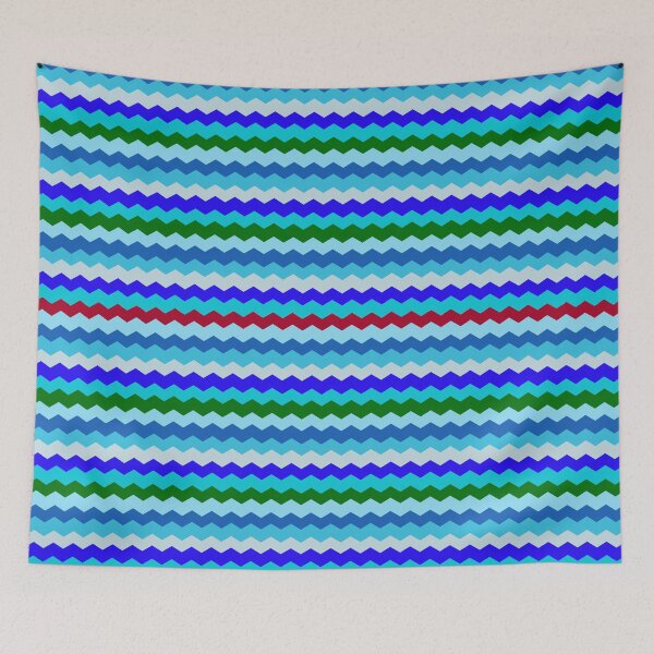 Item preview, Chevron Zigzag Pattern Inspired on Beach Glass. designed and sold by Rivercoatl.