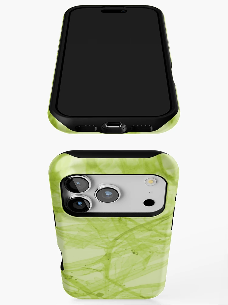 Thumbnail 3 of 4, iPhone Case, Green Fiber designed and sold by Ragulee.