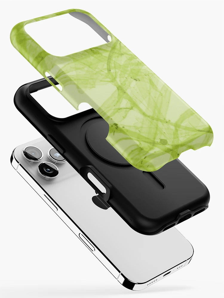 Thumbnail 2 of 4, iPhone Case, Green Fiber designed and sold by Ragulee.