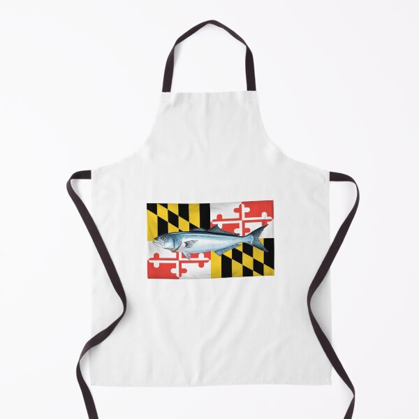 Item preview, Maryland Flag Bluefish  designed and sold by baybranded.