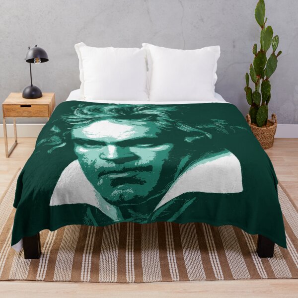 Item preview, Ludwig van Beethoven Teal Portrait designed and sold by zavadadesigns.