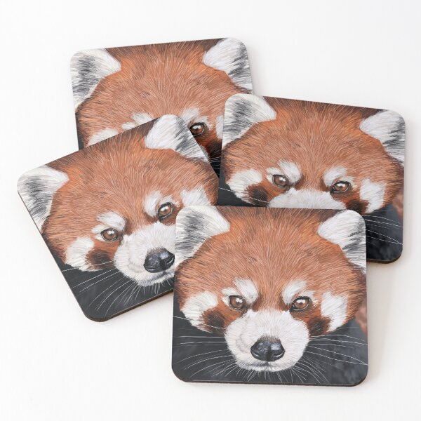 Item preview, Fuzzy Red Panda Portrait designed and sold by MelHillery.