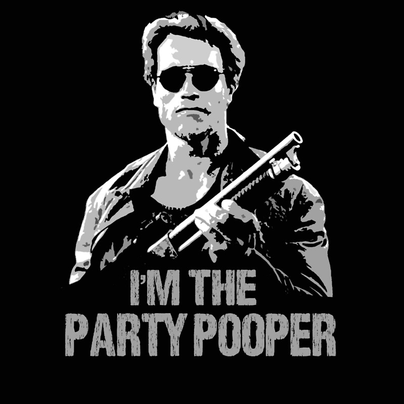 Image result for party pooper arnold