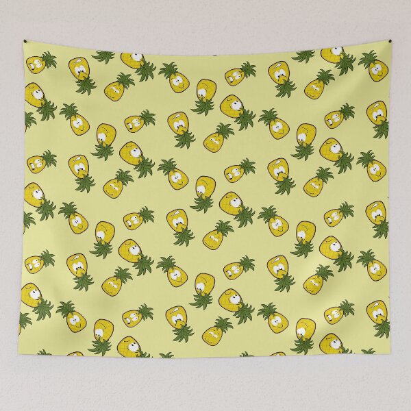Item preview, Fun pineapple faces designed and sold by Crafty Ninja Shop.