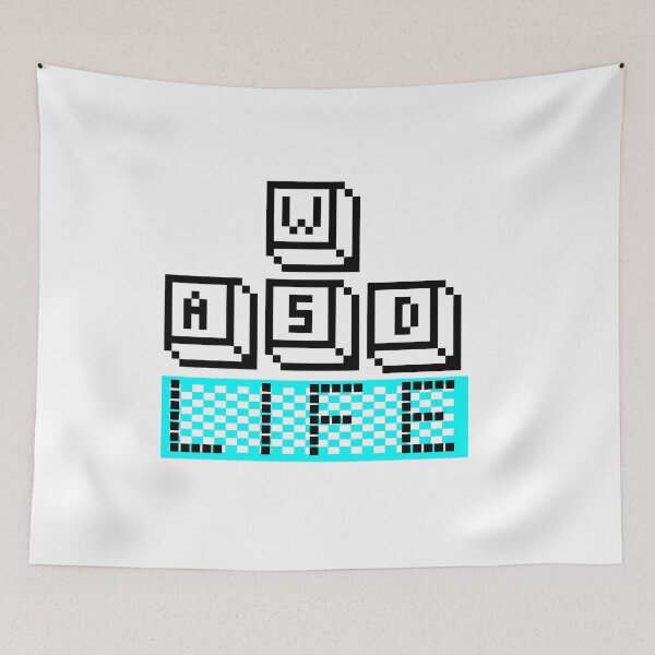 Item preview, WASD LIFE Artwork designed and sold by OrrathDZ.