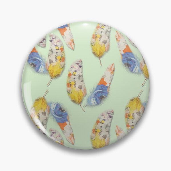 Item preview, Painted feathers pattern designed and sold by lalylaura.