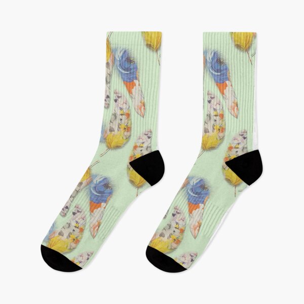 Item preview, Painted feathers pattern designed and sold by lalylaura.