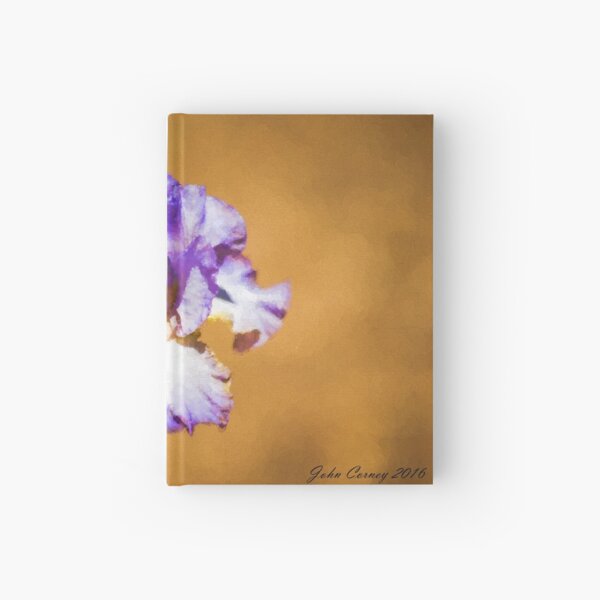 Purple Iris Hardcover Journal
