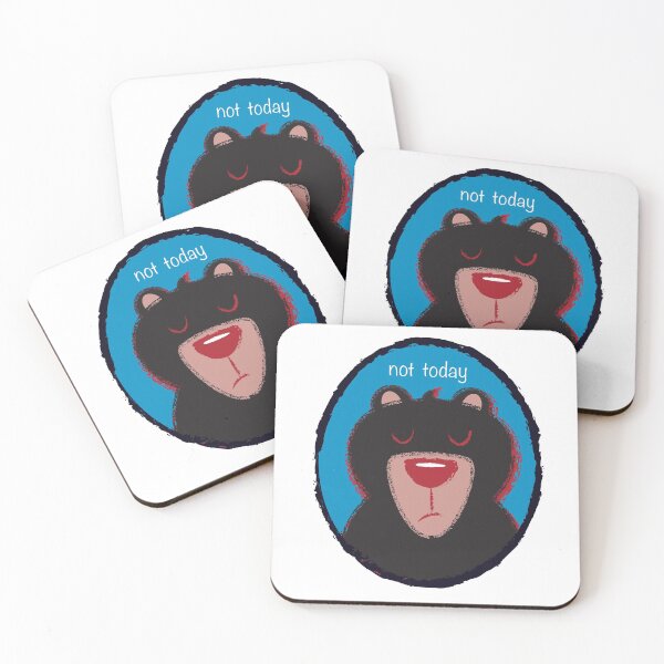 Item preview, Not Today Bear - you want somthin? not today! designed and sold by ArtsArtyArt.