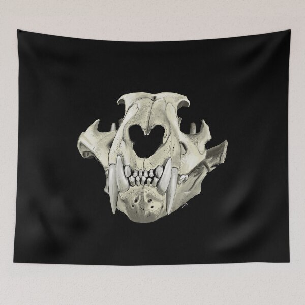 Item preview, Tiger Skull Still Life designed and sold by MelHillery.