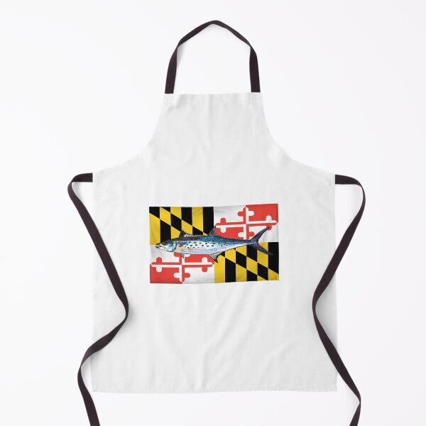Item preview, Maryland Flag Spanish Mackerel designed and sold by baybranded.