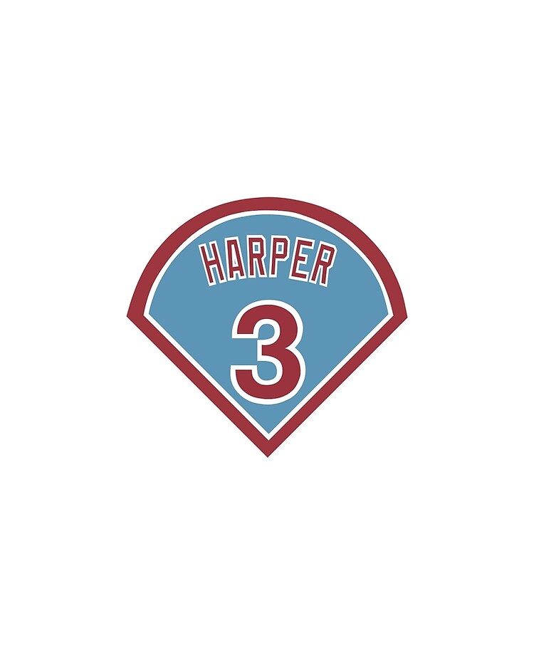 Bryce Harper Throwback Sticker for Sale by madeindelco