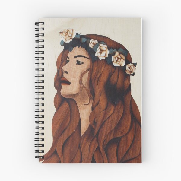 Item preview, Flower woman lady marquetry picture art designed and sold by Andulino.