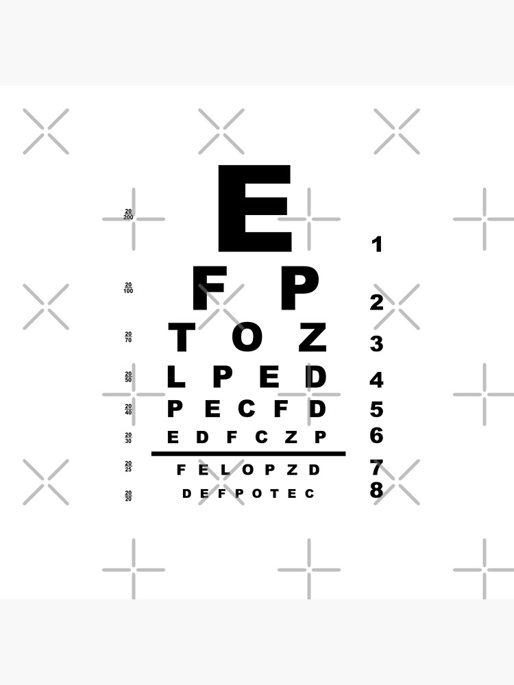 eye-test-chart-poster-for-sale-by-homesteaddig-redbubble