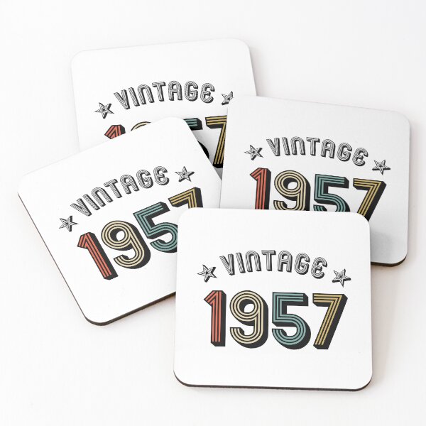 Item preview, 1957 vintage retro vintage year of birth birthday designed and sold by GeogDesigns.