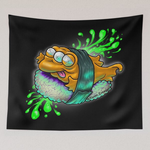 Item preview, Blinky (Black Background) designed and sold by TivonHCreager.