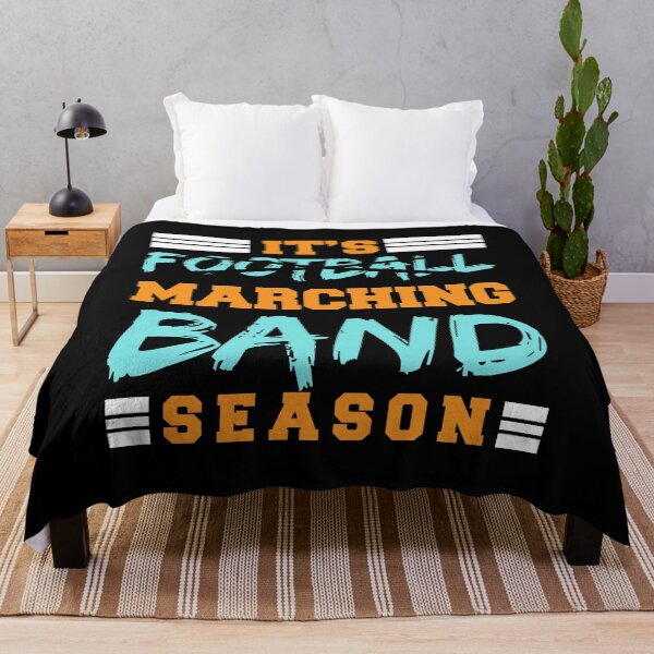 Item preview, It's Football Marching Band Season Musical Instrument Sports Quarterback Field Sports Game Athlete Player Guard Tee designed and sold by shirti.