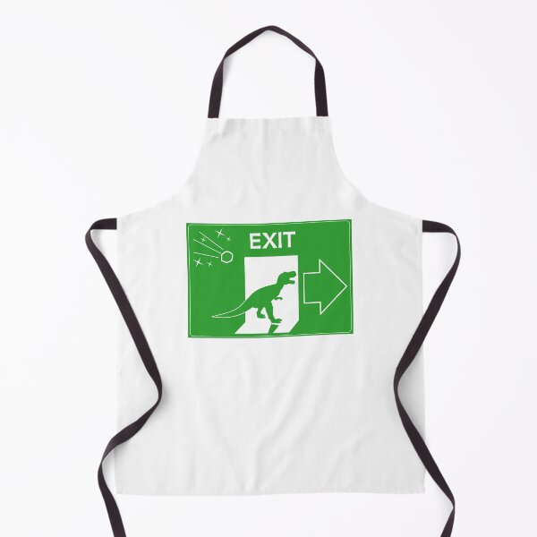 Item preview, Dinosaur exit sign designed and sold by ZnDigitalPrints.