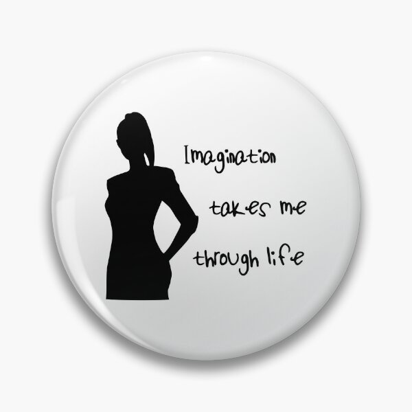 Artikelvorschau, Imagination Takes Me Through Life Phantasie Zitate Sprüche Shirt entworfen und verkauft von Paulina Vanlife.