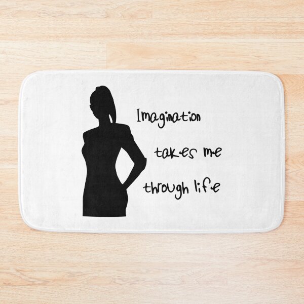 Artikelvorschau, Imagination Takes Me Through Life Phantasie Zitate Sprüche Shirt entworfen und verkauft von Paulina Vanlife.