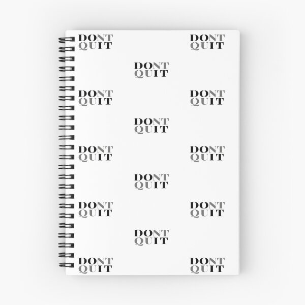 Item preview, Dont Quit designed and sold by Inspiretouplift.